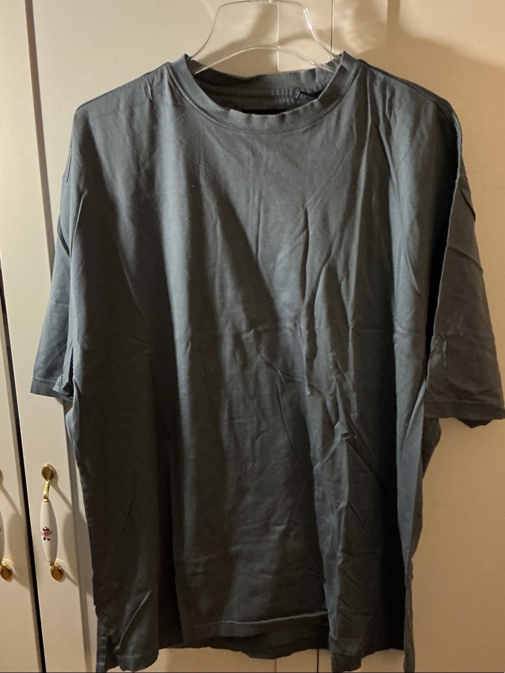 Paul Fredrick Men's Crew Neck T-Shirt in Slate